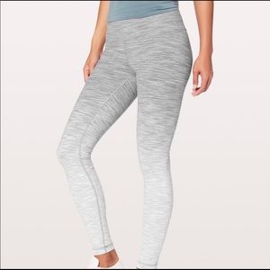 Lululemon wunder under ombré leggings